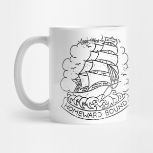 old school tattoo sailor Mug